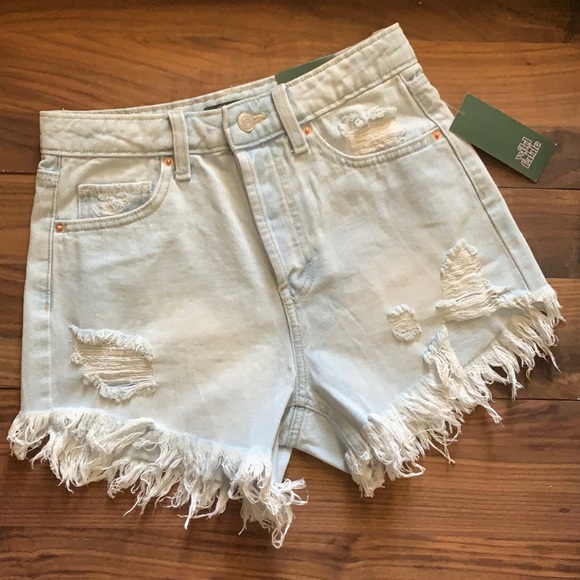 Wild Fable Highest Rise Shorts Distressed Size 2